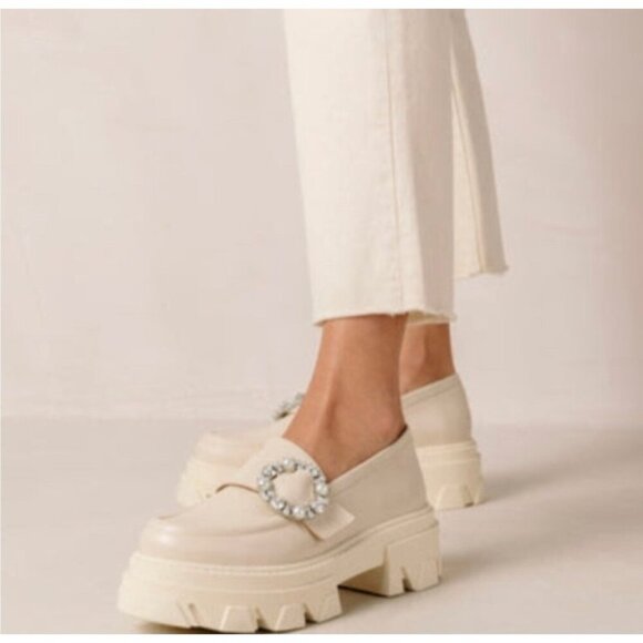 Alohas Trailblazer Crystal Beige Loafer Shoe EU 42 /US 11-11.5 - Picture 1 of 16